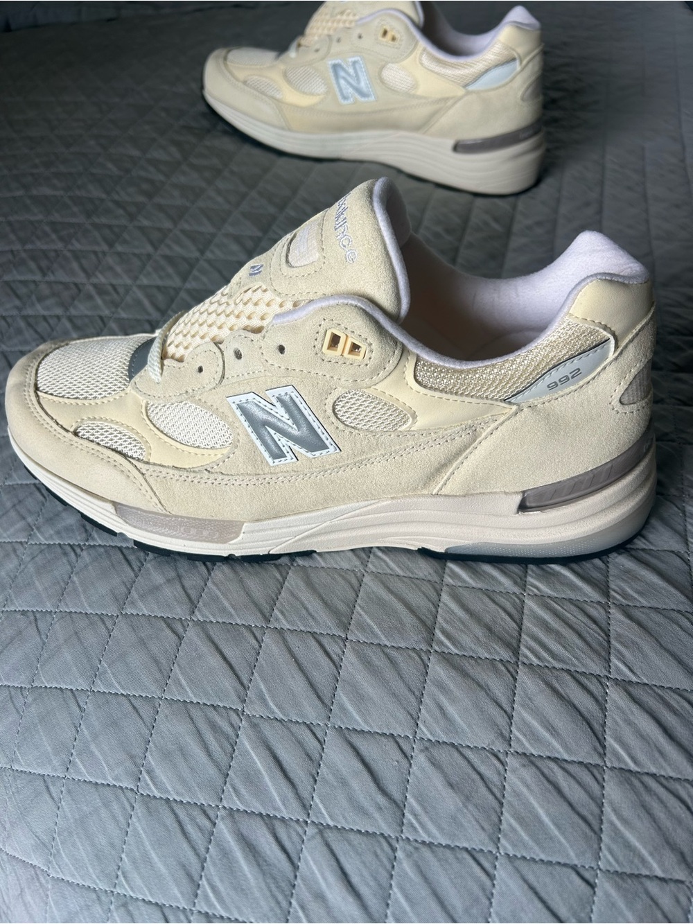 New Balance Calcium Cashew 992 10D - Picture 6 of 8
